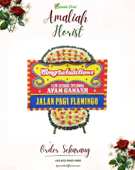 Sewa Papan Bunga Taddan